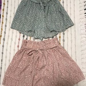 Womens paper bag shorts size xs New without tags